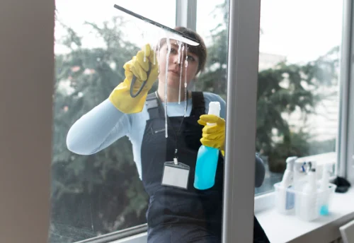 Nettoyage de vitres intérieures et extérieures à Ligron